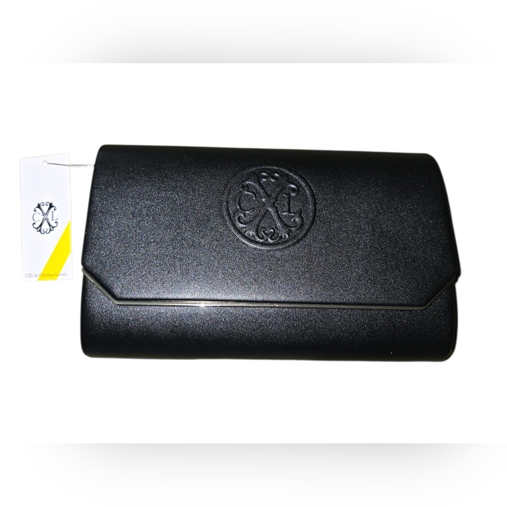 CXL By Christian Lacroix Madison Smooth Clutch W/detachable Chain, Black, NWT!!!